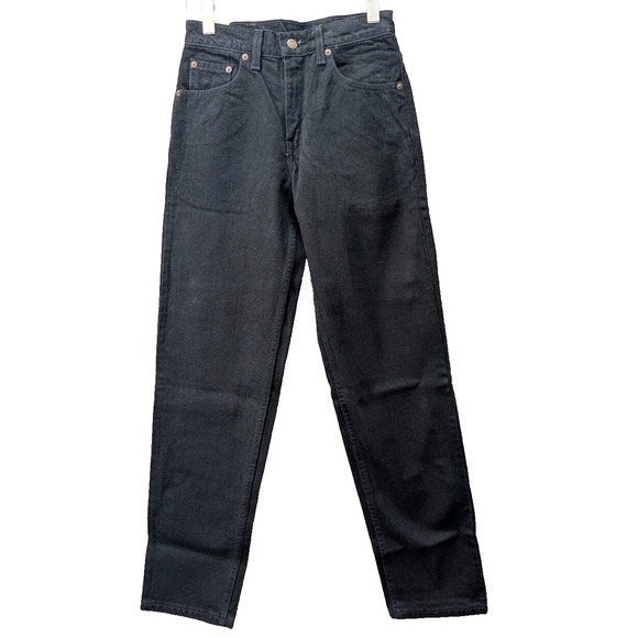 Levi's Denim - Levi's 550 Relaxed Fit Tapered Leg Blk Denim Jeans Canada Ctton Women 28x32 NWOT